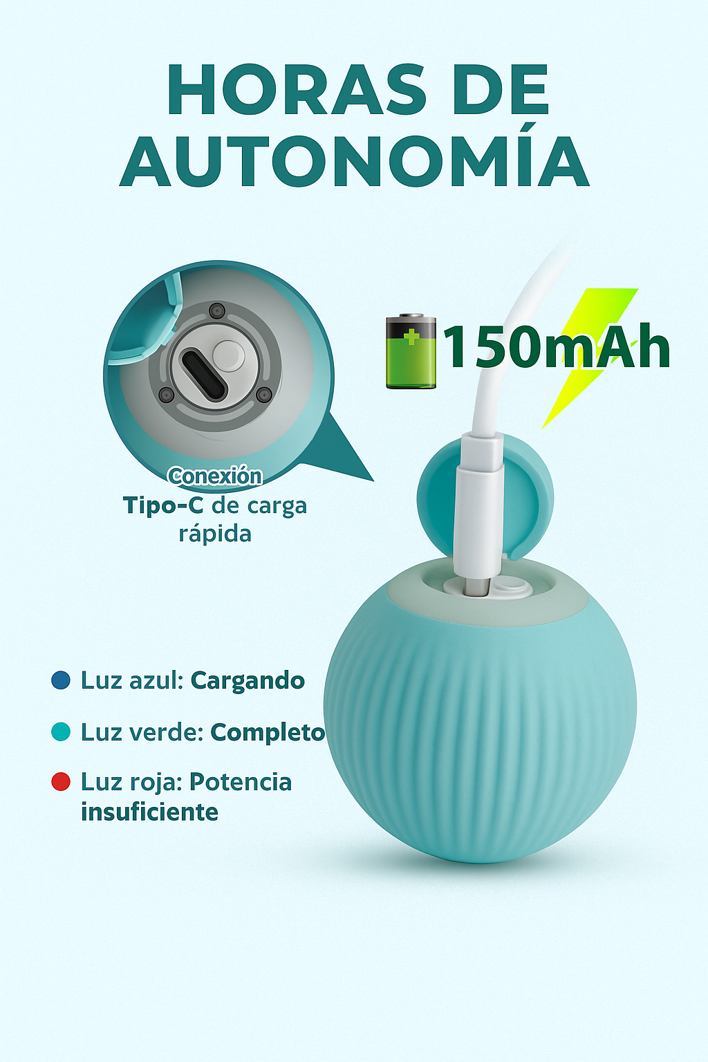 Juguete Interactivo para Gatos – Bola Mágica Automática con Sensor Inteligente y Silicona Silenciosa